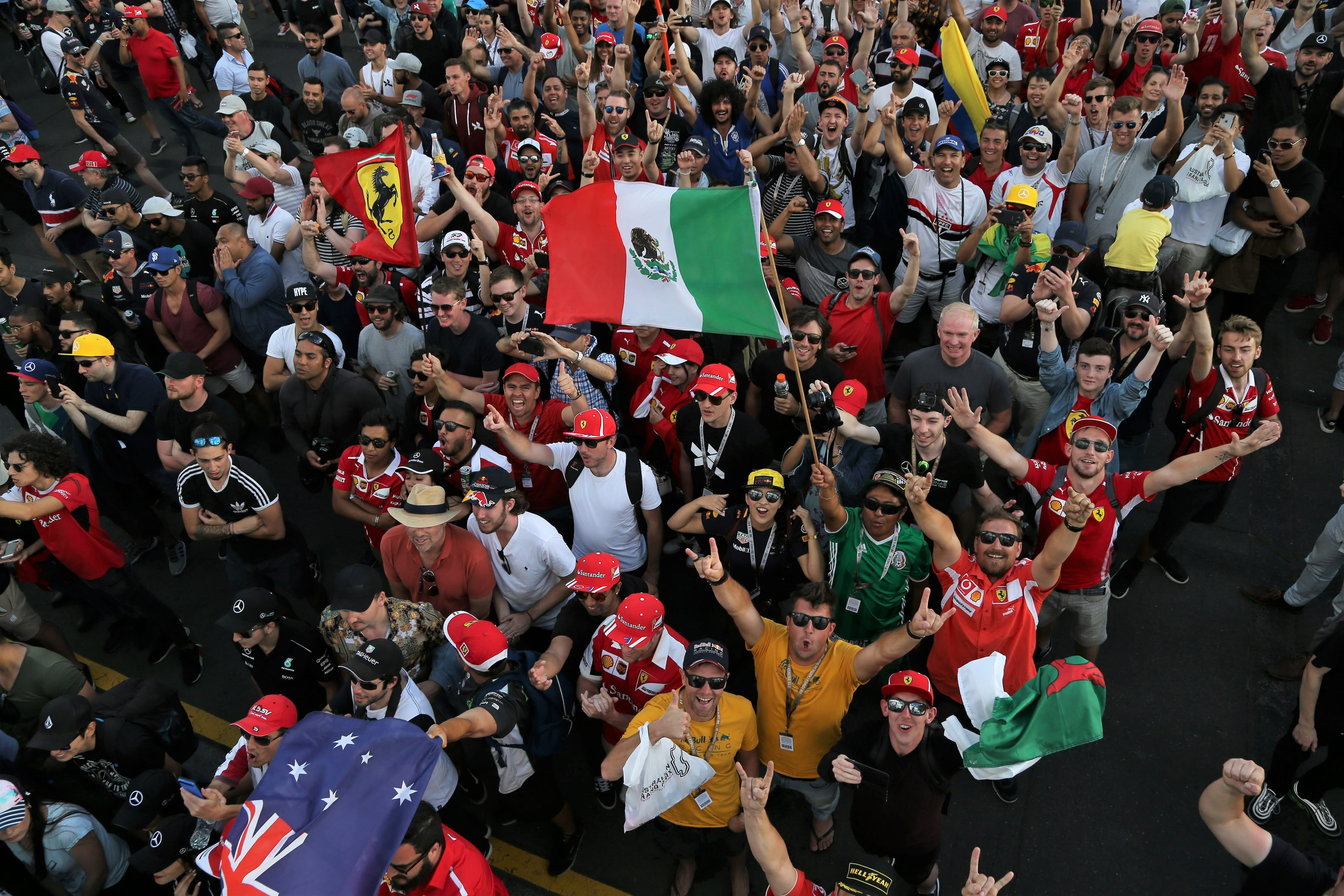 Aussie F1 race fans
